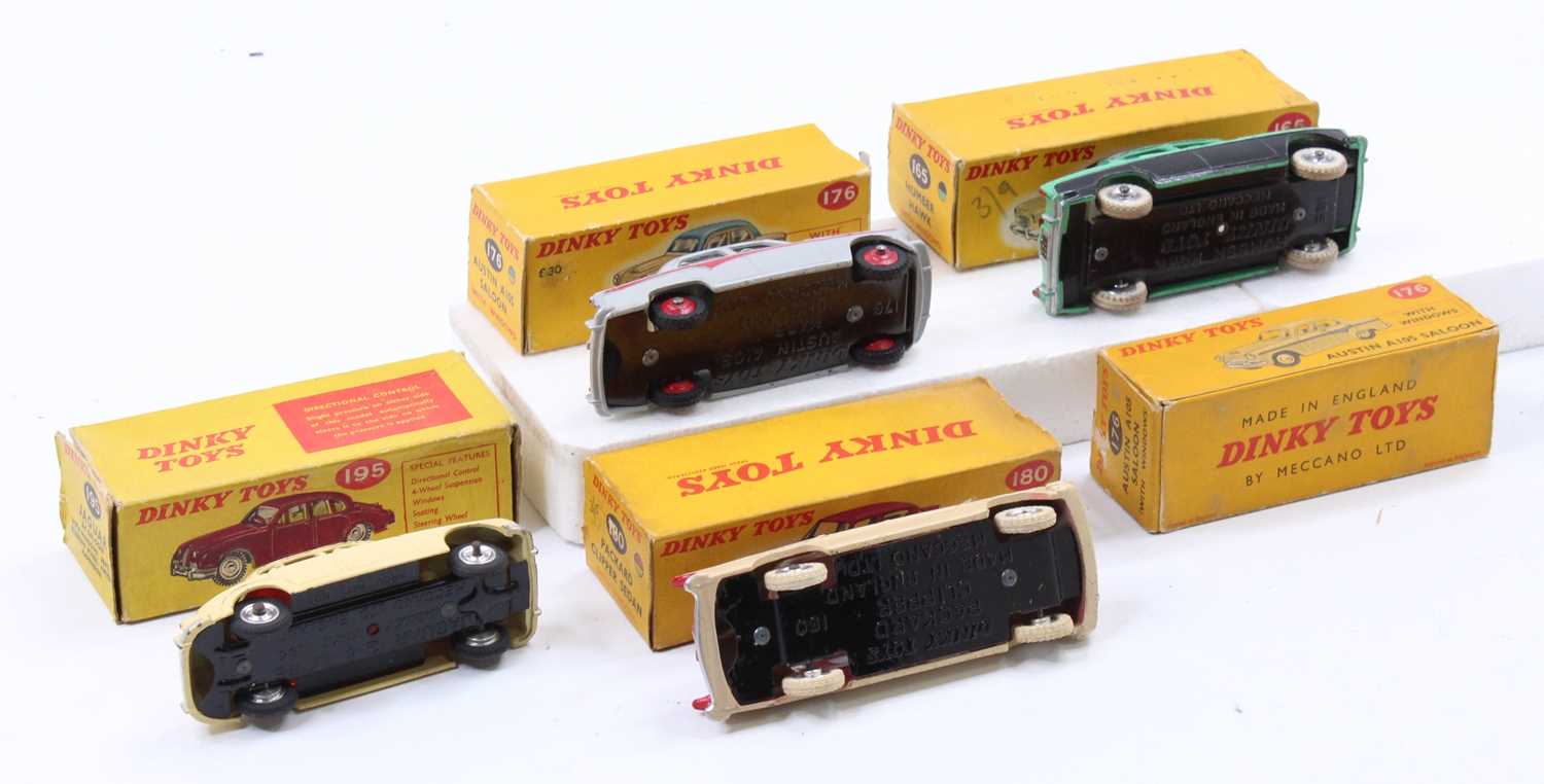 Dinky Toys boxed model group of 4 comprising No. 176 Austin A105 Saloon, No. 180 Packard Clipper - Image 3 of 3