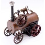 Carette Circa 1895, Model No.692/3P Portable steam engine, comprising spirit-fired boiler with