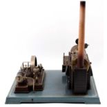 Fleischmann large-scale spirit fired stationary steam plant comprising of a horizontal spirit-