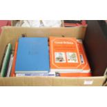 A collection of books and catalogues relating to stamp collecting; together with an unused Simplex