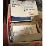 A Royal Mail stamp album containing a collection of stamps to include examples from Kuwait, the