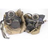 Two WWII gas masks