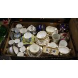 A collection of ceramics to include a Victorian part tea serviceAll worn, with varying levels of