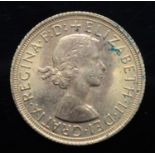 Great Britain, 1965 gold full sovereign, Elizabeth II, rev: St George and Dragon above date. (1)