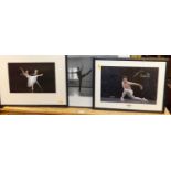 A signed photograph of Federico Bonelli in Apollo at The Royal Ballet, in glazed frame; together