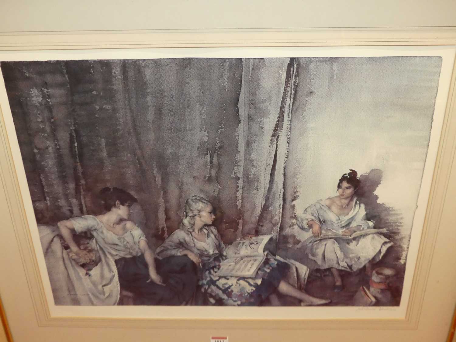 William Russell Flint (1880-1969) - The Trio, Fine Art Trade Guild lithograph, signed in pencil to - Image 3 of 6