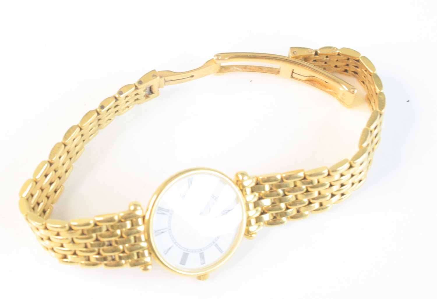 A lady’s 18ct yellow gold Longines ‘Agassiz’ quartz wristwatch, with round white Roman dial and - Image 3 of 5
