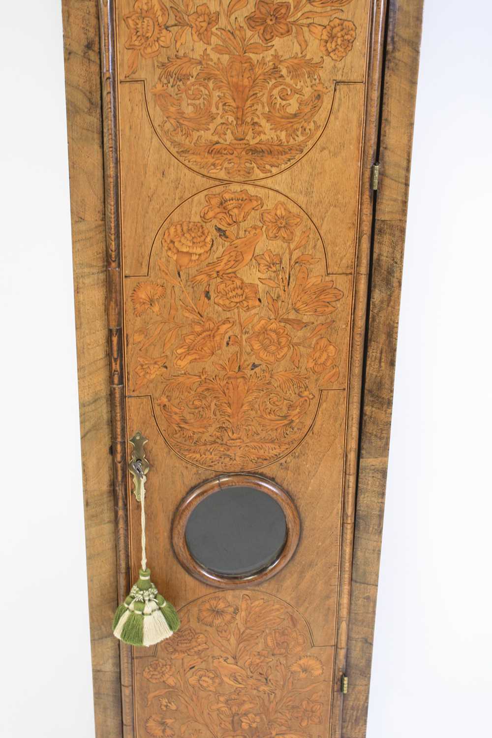 Samuel Pitts of London - an early 18th century and later walnut and marquetry inlaid longcase clock, - Image 5 of 25
