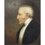 J Palmer (XIX)- Portrait of the Duke of Wellington, oil on canvas (re-lined), 60 x 49cm