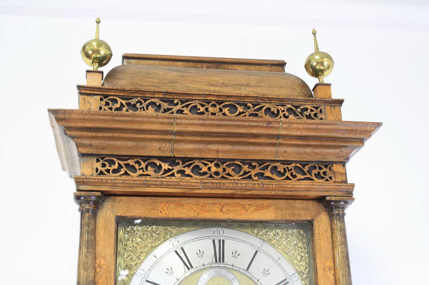 Samuel Pitts of London - an early 18th century and later walnut and marquetry inlaid longcase clock, - Image 2 of 25