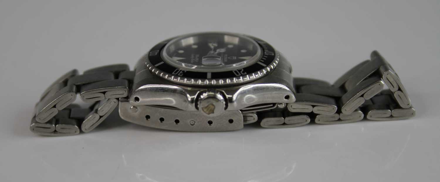 A lady's Tudor Princess Oysterdate Lady-Sub steel cased automatic wristwatch, having a signed - Image 2 of 4