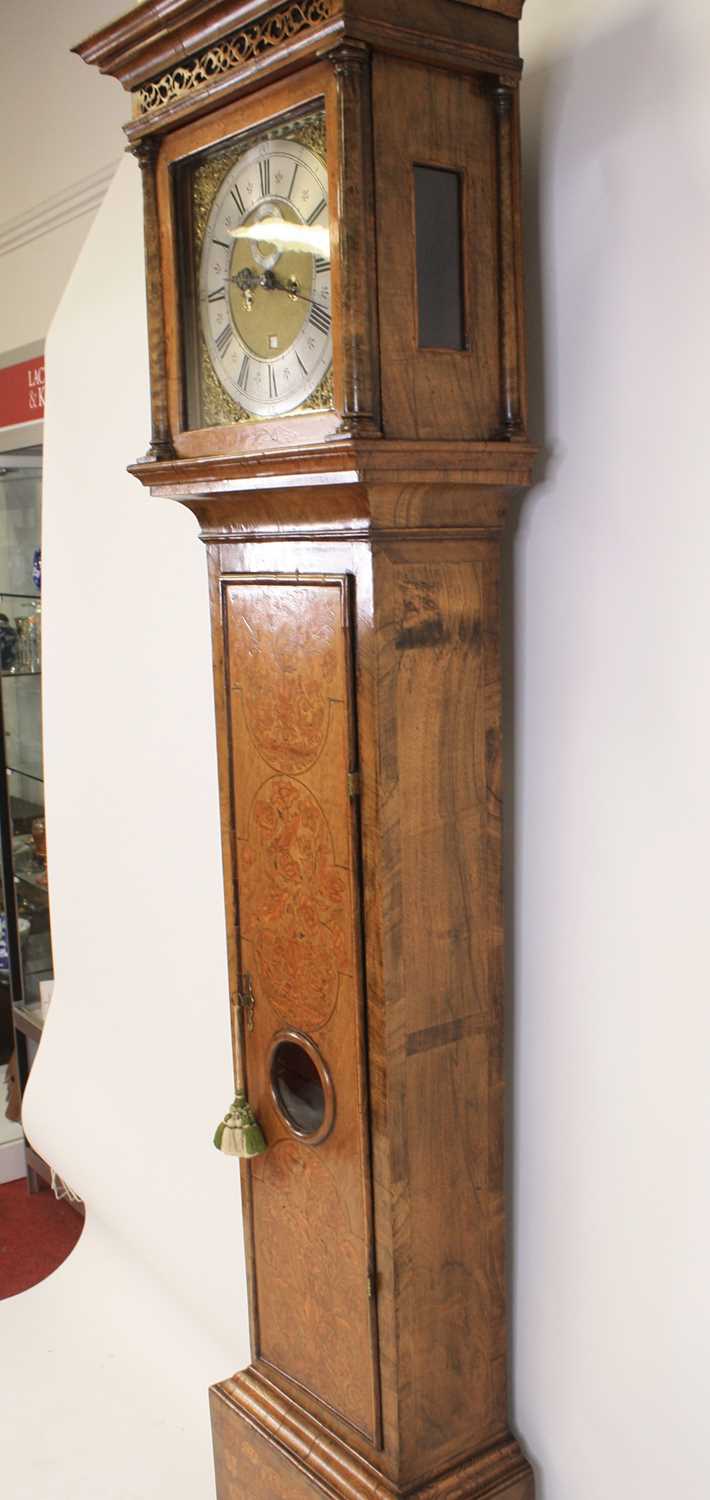 Samuel Pitts of London - an early 18th century and later walnut and marquetry inlaid longcase clock, - Image 7 of 25
