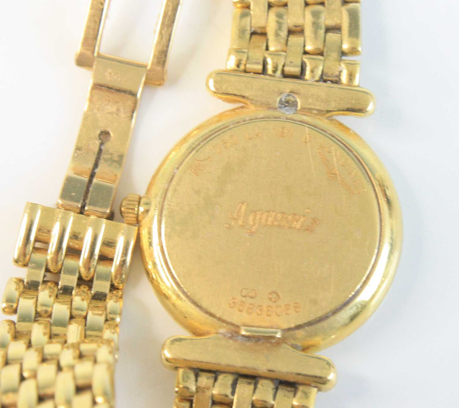 A lady’s 18ct yellow gold Longines ‘Agassiz’ quartz wristwatch, with round white Roman dial and - Image 4 of 5