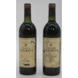 Château Talbot, 1982, Saint-Julien, two bottles