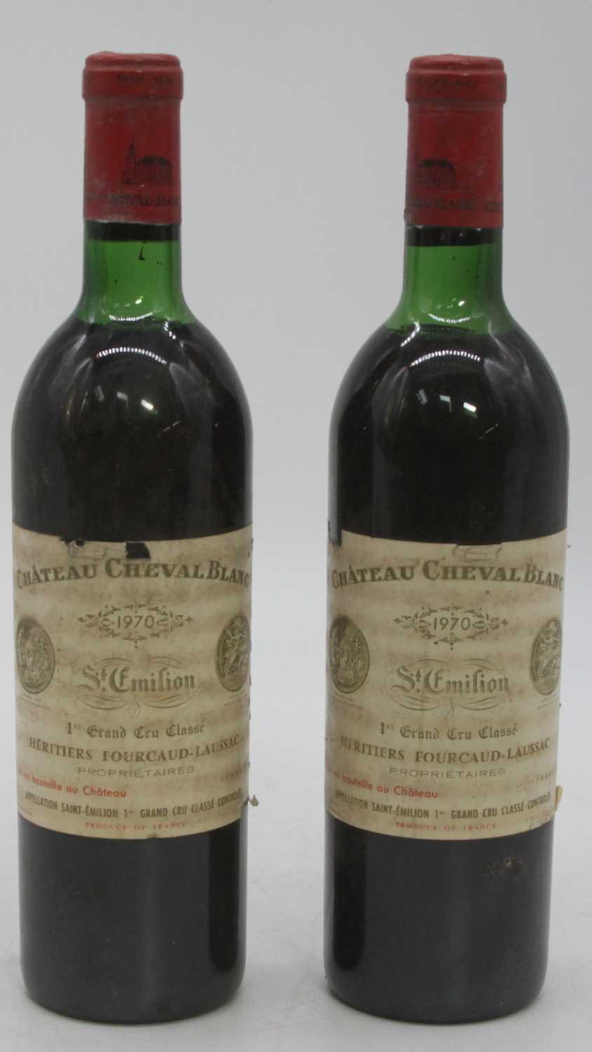 Château Cheval Blanc, 1970, Saint-Emilion, two bottles