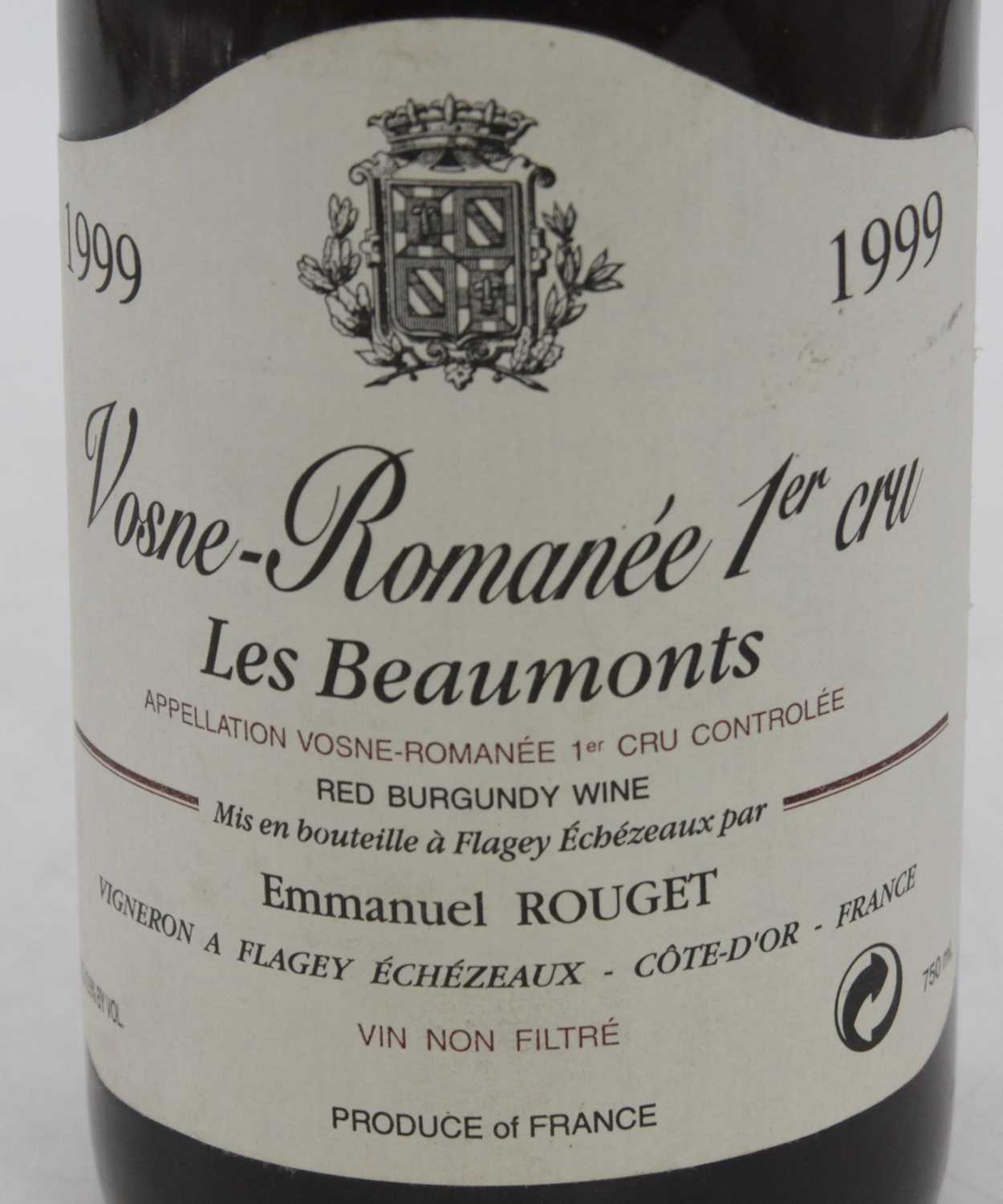 Emmanuel Rouget Les Beaux Monts Premier Cru, 1999, Vosne-Romanee, one bottle - Image 3 of 4