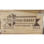 Château Figeac, 2012, Saint-Emilion Grand Cru, six bottles (OWC)