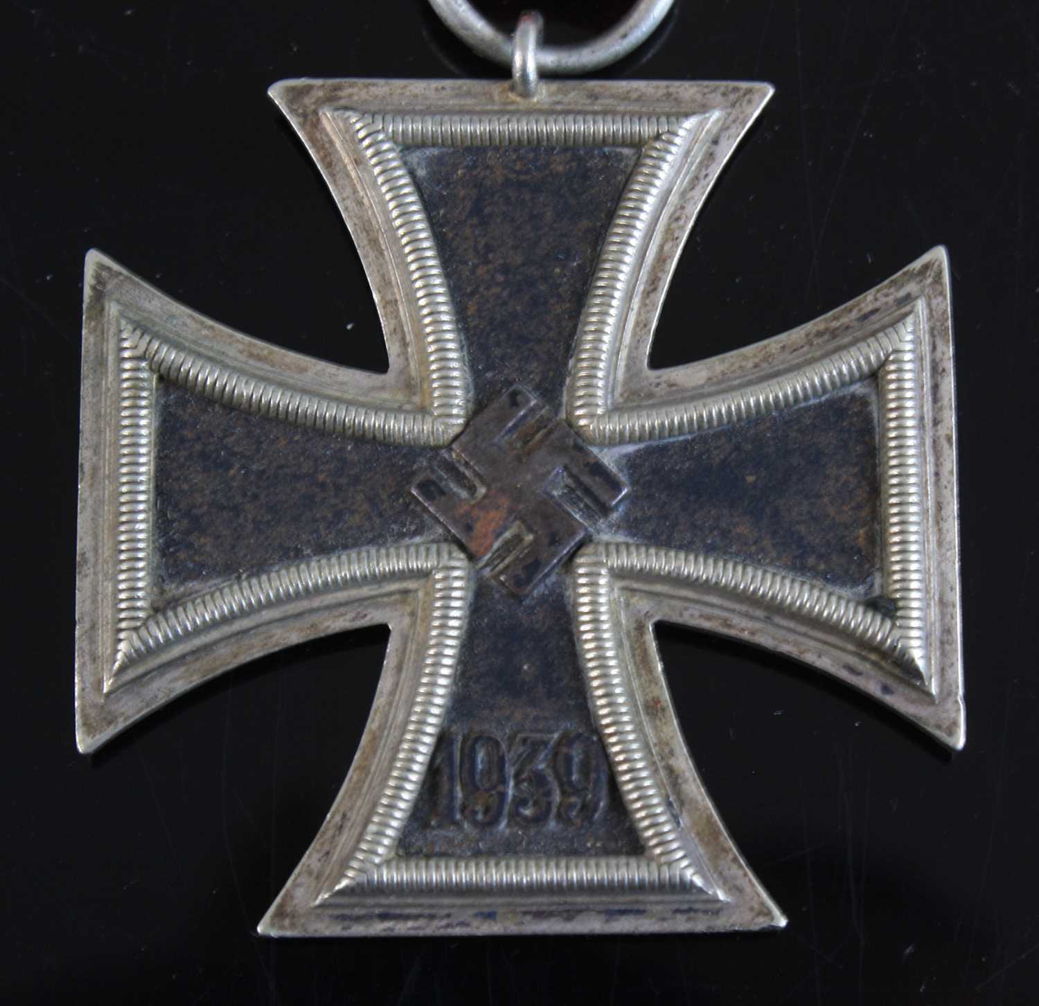 A German Third Reich Iron Cross 2nd class, marked to the suspension ring 65 for Klein and Quenzer - Image 2 of 3