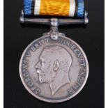 A WW I British War medal, naming 7500. SPR. J. LAWRENCE. RLY. UNIT. A.I.F.