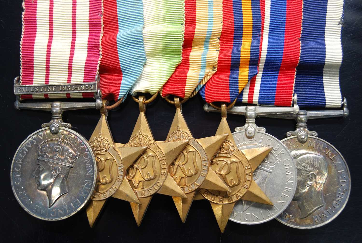 A Naval group of seven medals, to include Naval General Service medal (1915-1962) with Palestine