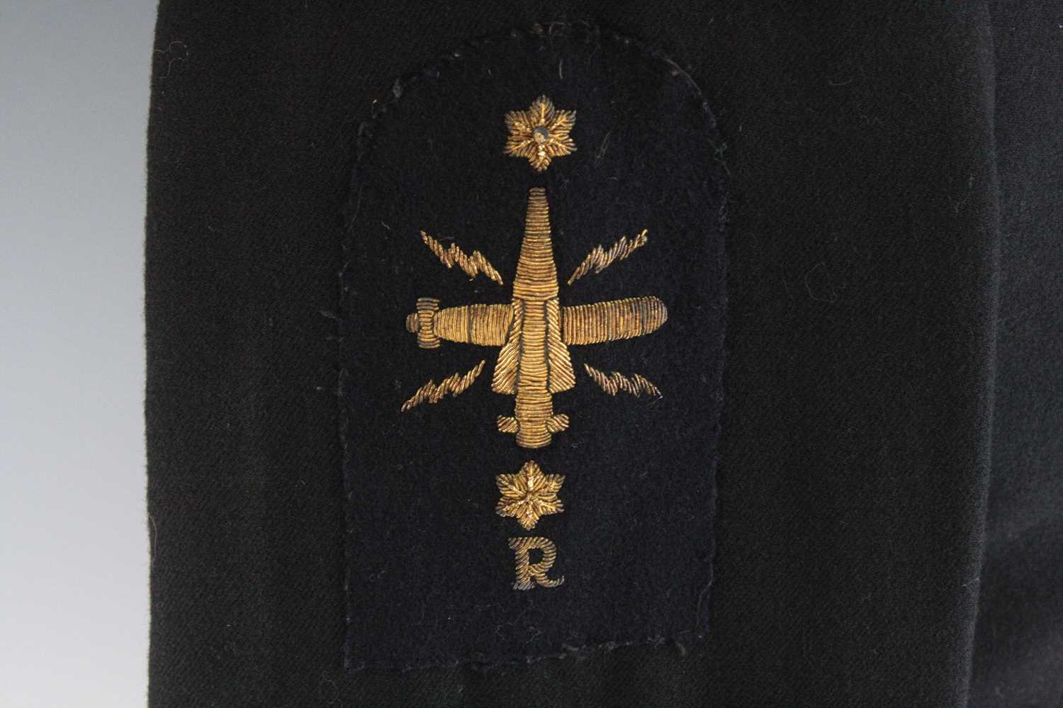A British Royal Naval No.1 dress jacket for a Petty Officer with Good Conduct stripe and Weapons - Image 2 of 6