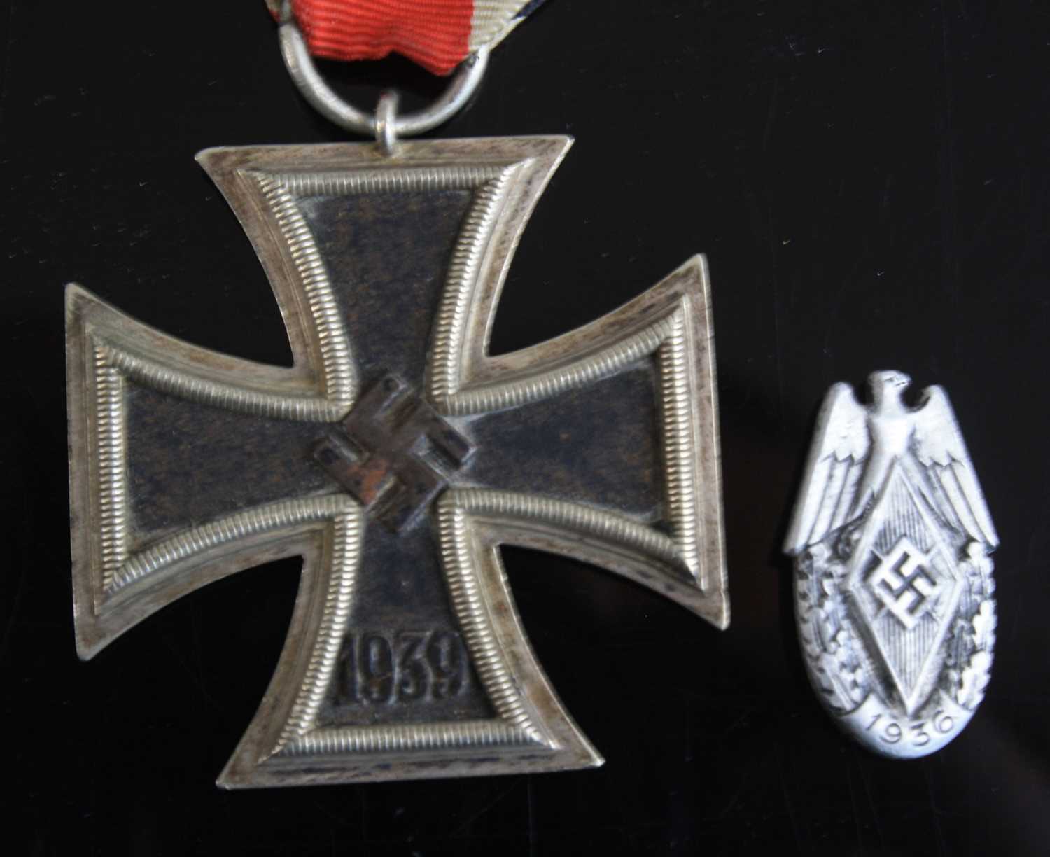 A German Third Reich Iron Cross 2nd class, marked to the suspension ring 65 for Klein and Quenzer