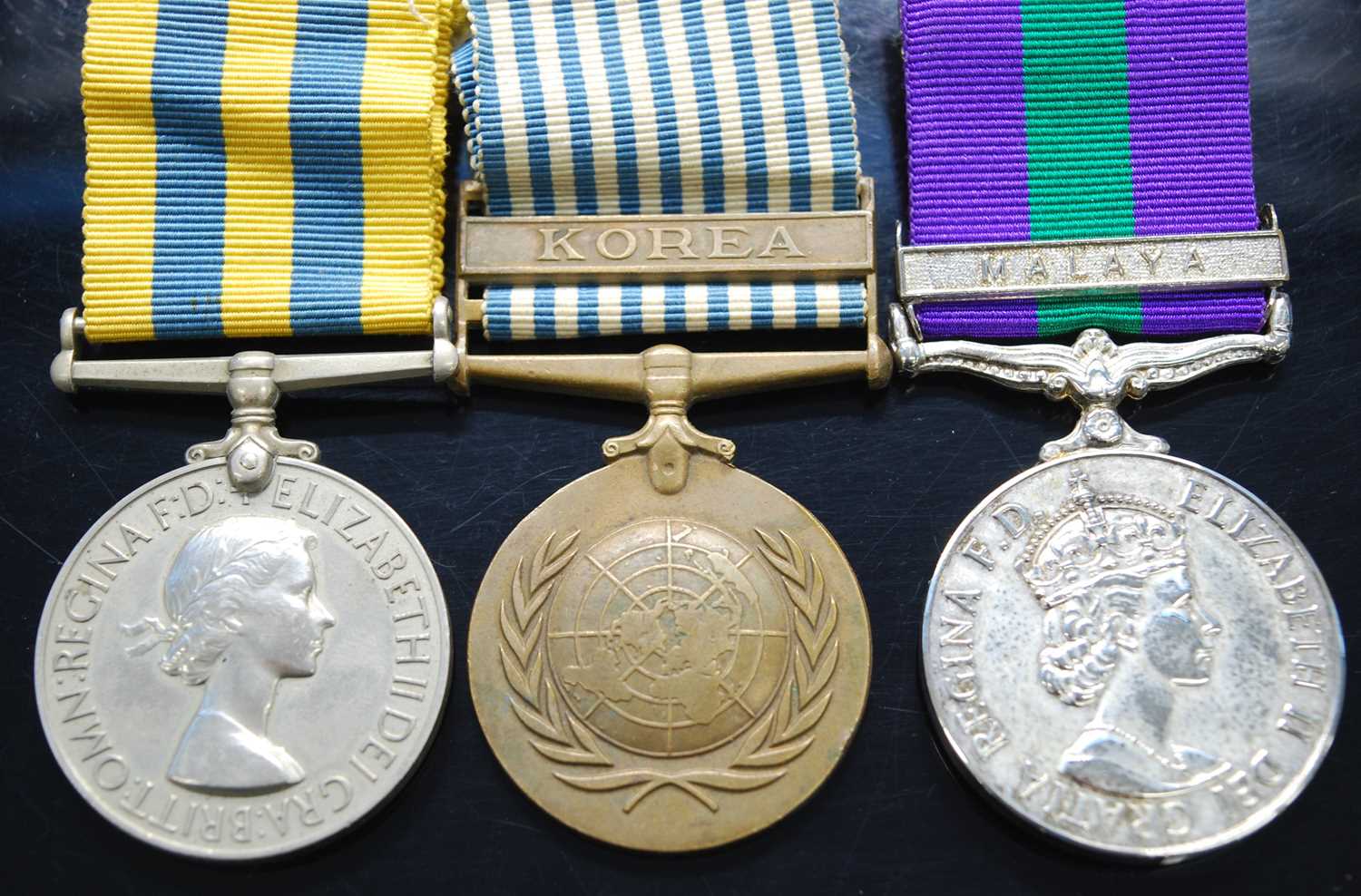 A Korea medal (1950-53), naming CH / X 5071 J. BUFTON MNE. R.M., together with a United Nation's