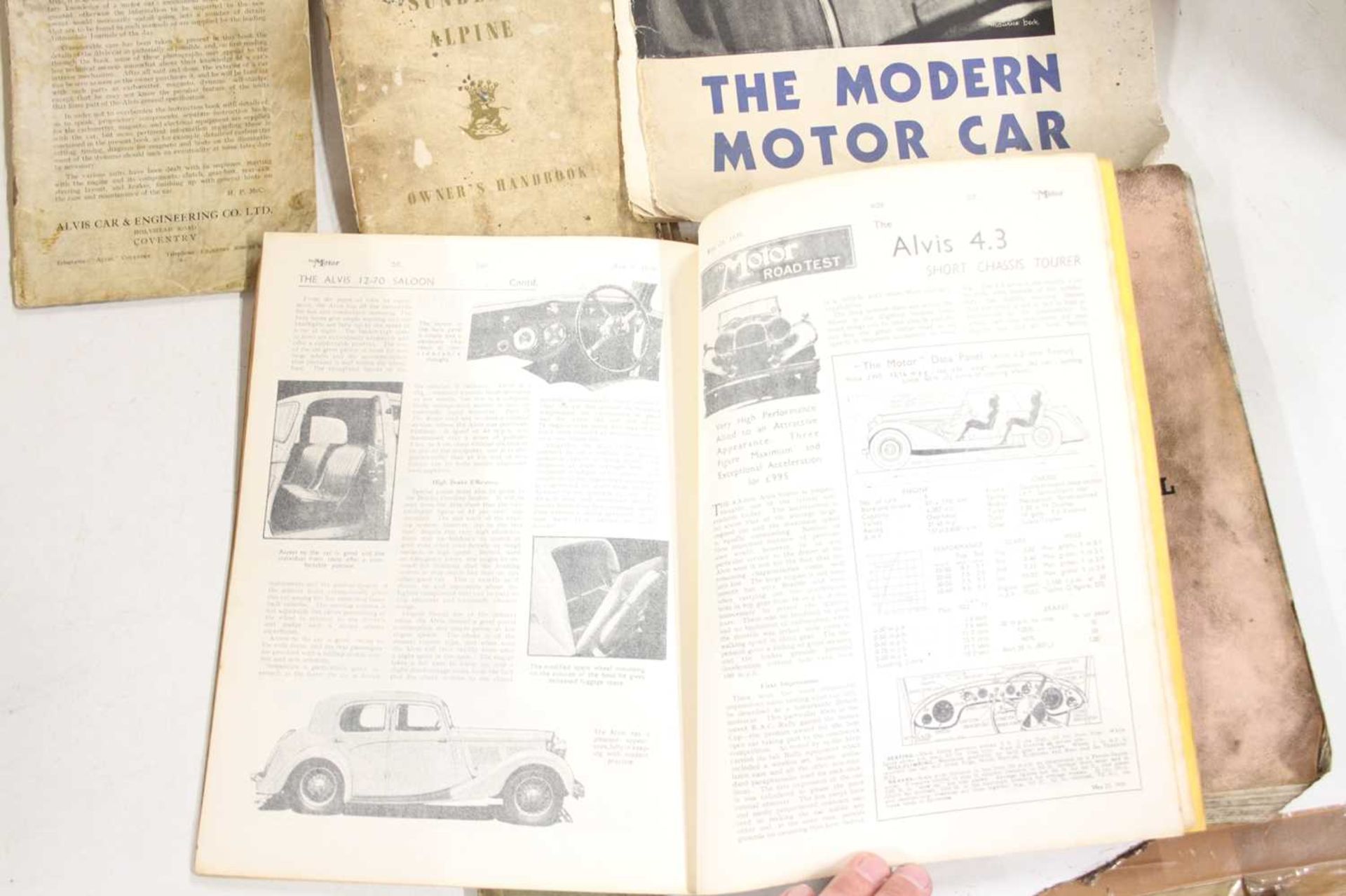 Assorted car owner's handbooks and workshop manuals, to include The Wolseley 680, The Sunbeam - Image 5 of 6
