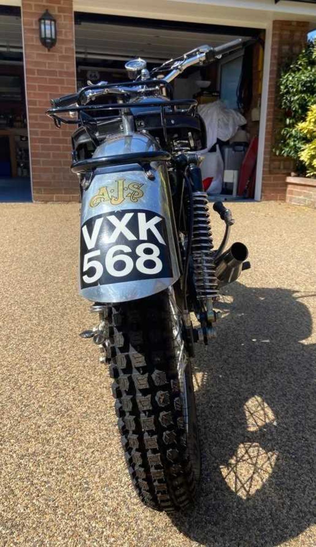 A 1958 Model 16MC AJS 350cc Gordon Jackson replica trials bike Registration VXK 568 Chassis No. - Image 7 of 12