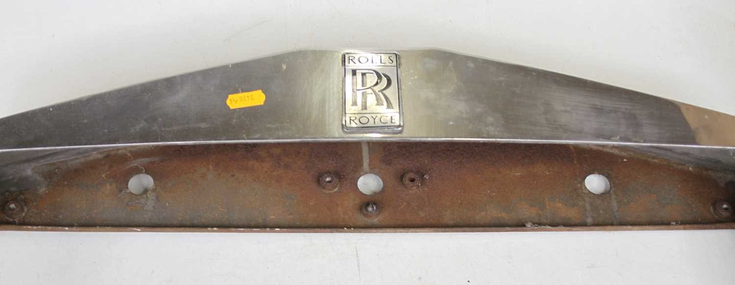 A Rolls Royce chrome radiator surround, together with a Scammel grille (2) - Image 4 of 4