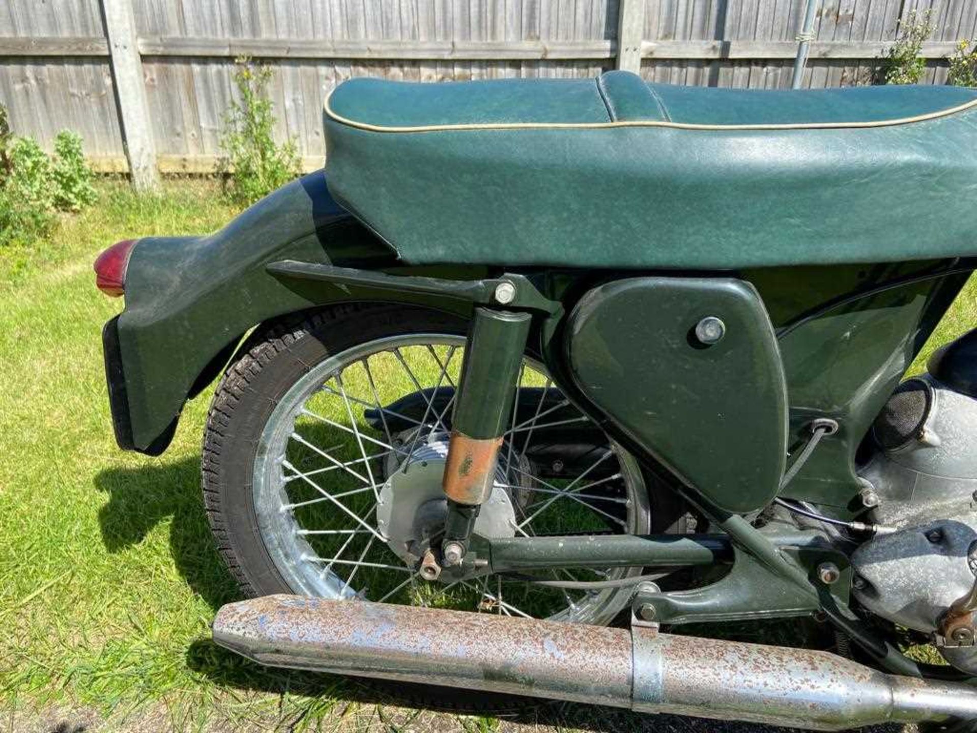 A circa 1960 Francis Barnett 249cc motorcycle Registration No. 879 XUR Chassis No. BC15438 Engine - Image 9 of 11