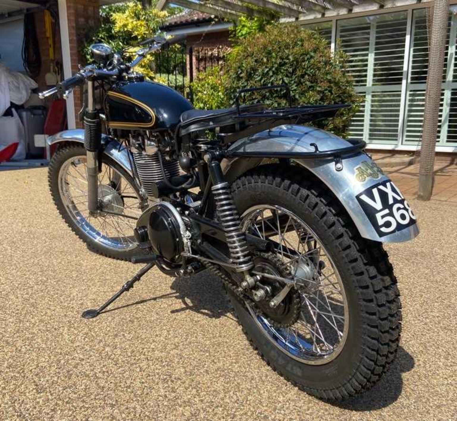 A 1958 Model 16MC AJS 350cc Gordon Jackson replica trials bike Registration VXK 568 Chassis No. - Image 10 of 12