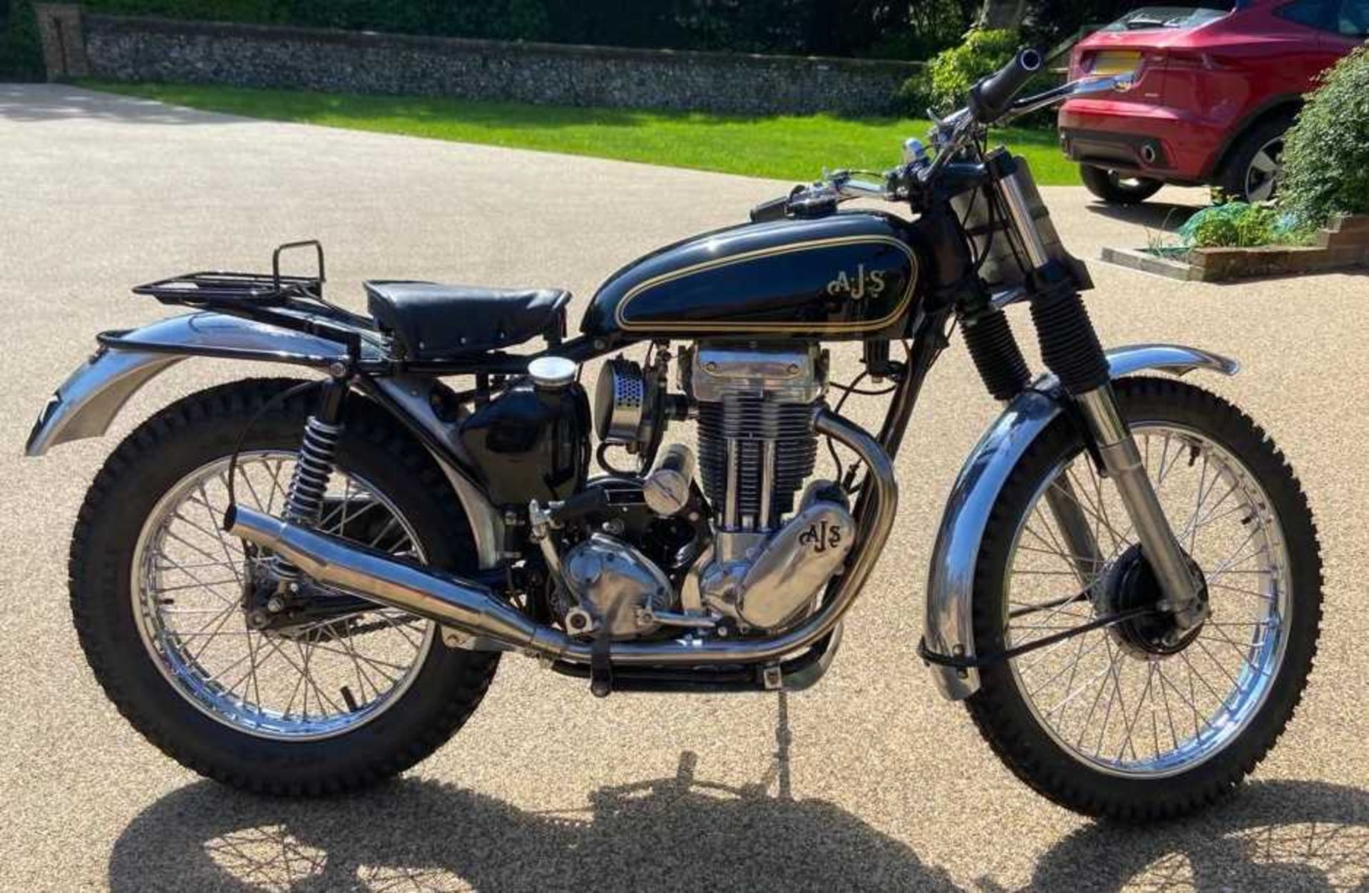 A 1958 Model 16MC AJS 350cc Gordon Jackson replica trials bike Registration VXK 568 Chassis No. - Image 2 of 12