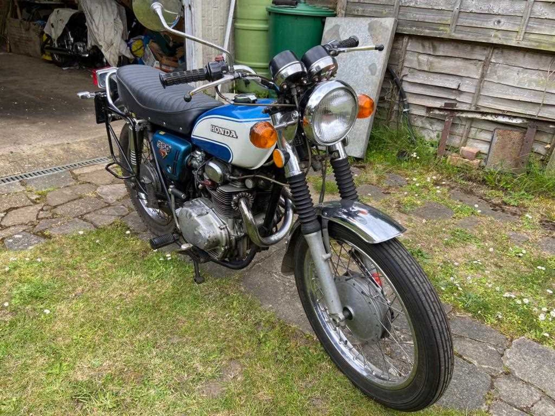 A 1973 Honda 350cc CL Sports motorcycle, registration EVN 693 Chassis No. CL350-5027453 Engine No.