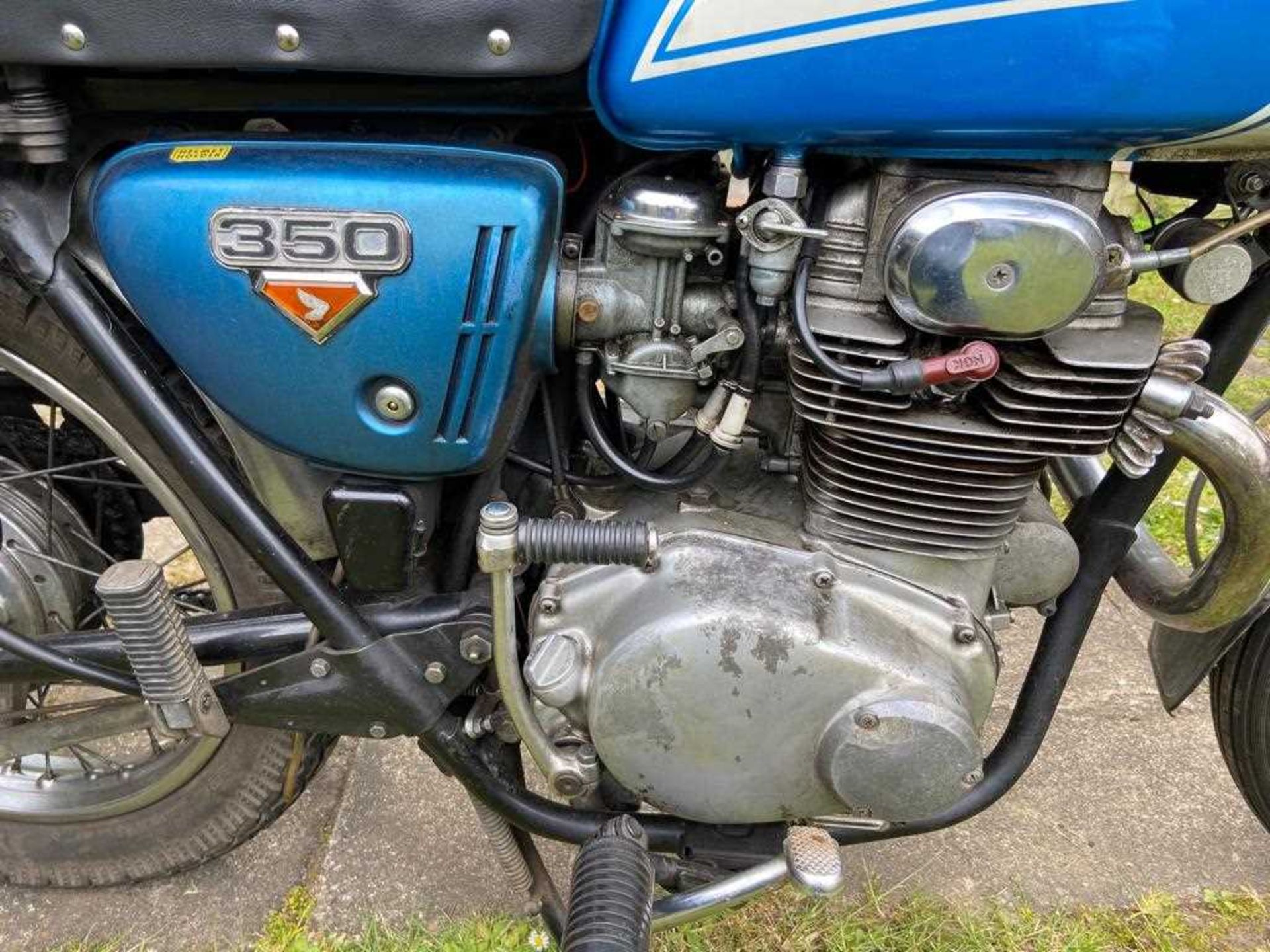 A 1973 Honda 350cc CL Sports motorcycle, registration EVN 693 Chassis No. CL350-5027453 Engine No. - Image 8 of 12