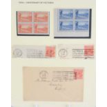 Australia, a collection of postal history, stamps and ephemera to include "Pioneers' Monument"