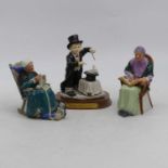 A Royal Doulton figure The Family Album, height 16cm, together with another Twilight, and a