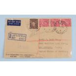 Australia, a collection of postal history and ephemera, to include an Airmail cover Sydney to Los