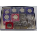 United Kingdom, a collection of 1977 Silver Jubilee crowns to include Gibraltar x5, Guernsey x5,