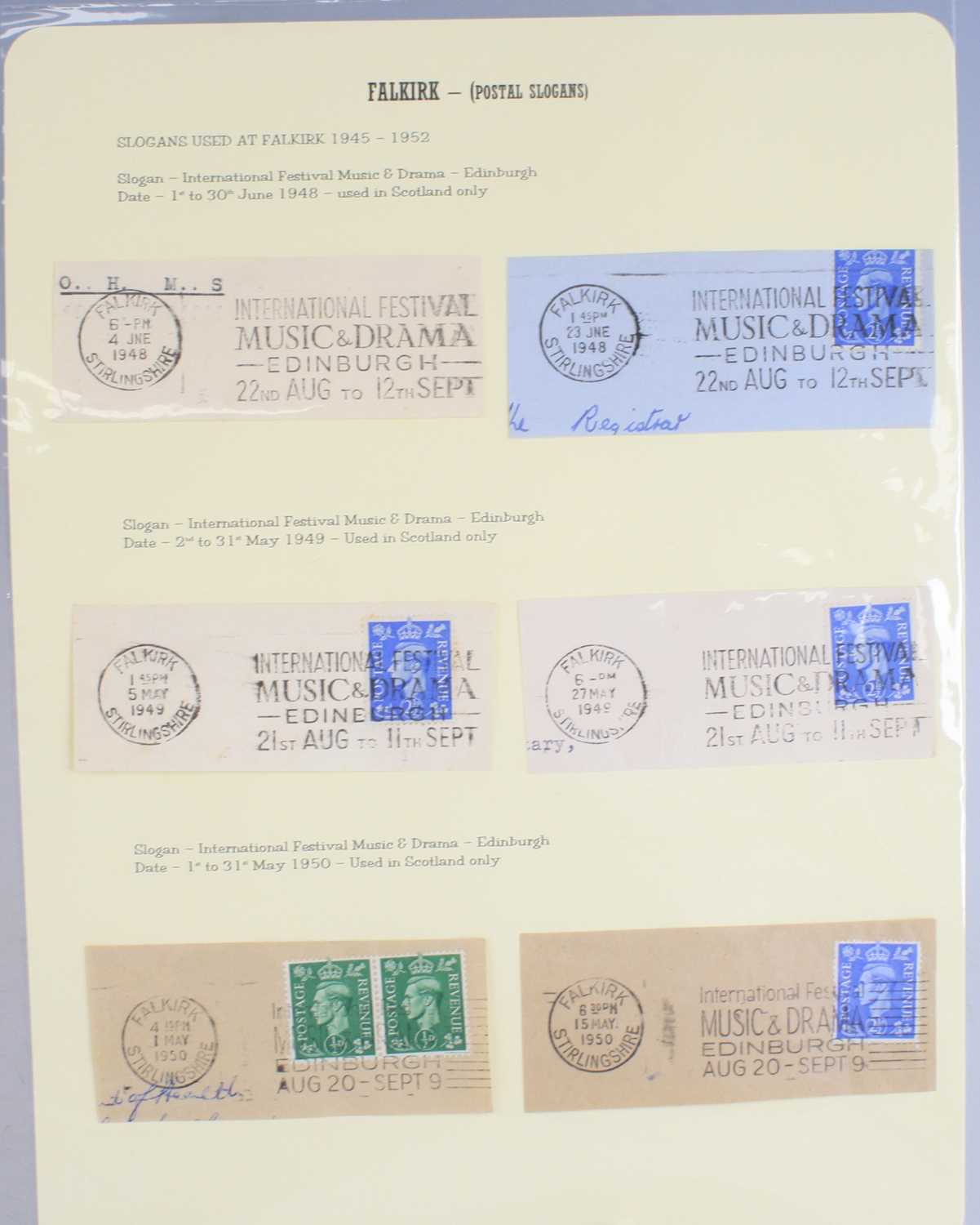 Scotland, a collection of postal history and ephemera to include a letter Haddington to Dunbar 3rd - Image 9 of 17
