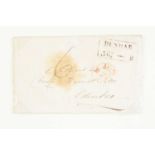 Scotland, a collection of postal history to include a letter addressed to Mr Laing of Edinburgh