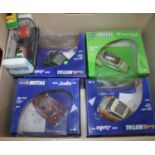 A quantity of BMW Isetta 1/18 and similar scale diecast models, five examples boxed, one loose
