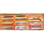 A collection of mixed boxed and loose Triang railways 00 gauge rolling stock to include an Anti