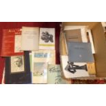 Assorted art related ephemera, to include exhibition catalogues etc