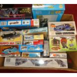 A quantity of plastic kits to include Revell, Airfix, SMER and others