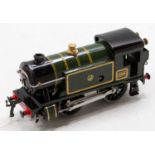 1936-41 Hornby No.1 Special Tank loco, 0-4-0, clockwork 5500 on plate, ‘GWR’ monogram on tank sides.