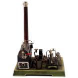 Doll and Cie, Circa 1925, stationary spirit fired live steam plant, comprising of tin housed