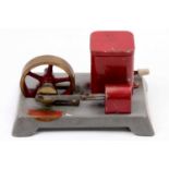 Wilkemp of Indiana USA, Model E Junior Electric Solenoid Engine, comprising grey tinplate base, with