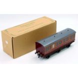 Darstaed O Gauge SE&CR All 1st 6 wheel coach, boxed example (M-BM)