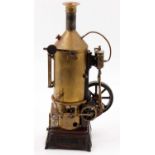 Doll Et Cie of Germany, Number 359/5 stationary vertical steam engine, comprising of vertical boiler